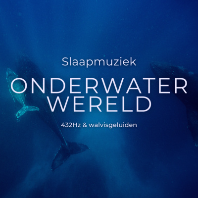 #74 Slaapmuziek met walvisgeluiden en onderwatergeluiden voor diepe slaap, zachte ontspanningsmuziek, kalmerende muziek, 432Hz