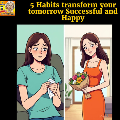 🔥🔥 5 habits transform your tomorrow happy and successful|Tamil Self Help Life Motivation |RJ Mano