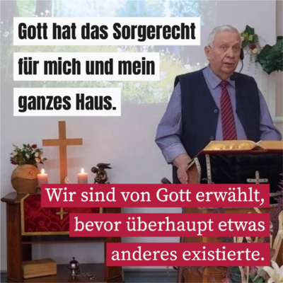 Gott kümmert sich um dich