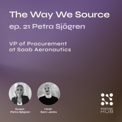 21. Lessons from the Defense Industry w/ Petra Sjögren, VP of Procurement at Saab Aeronautics