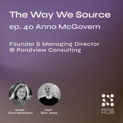 40. Strategic Supplier Innovation w/ Anna McGovern, CPIM, CSCP, Founder & Managing Director at Pondview Consulting