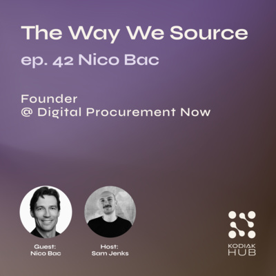 42. Succeeding With New Solutions w/ Nico Bac, Founder of Digital Procurement Now