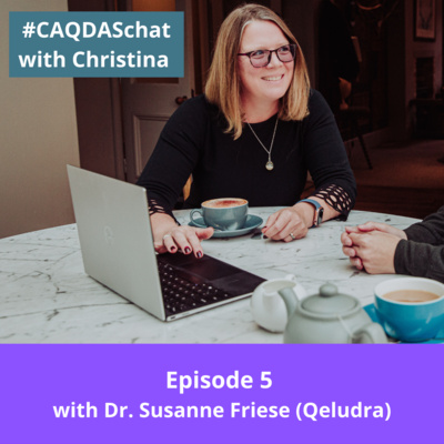 Christina chats with Dr Susanne Friese, qualitative software specialist and founder of Qeludra