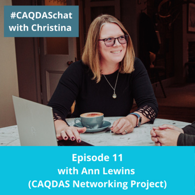 Christina chats with Ann Lewins (CAQDAS Networking Project)
