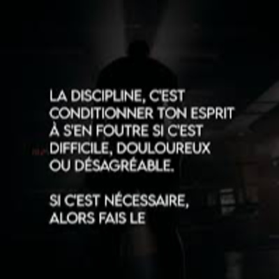 DISCIPLINE TON ESPRIT