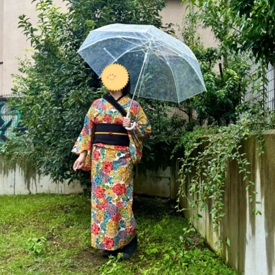 売り切れましたm(__)m 銘仙で作った日傘