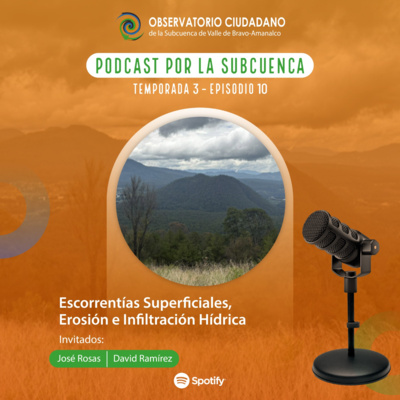 Escorrentías superficiales, erosión e infiltración hídrica
