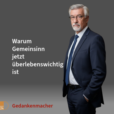 Warum Gemeinsinn jetzt überlebenswichtig ist. Gedankenmacher in DNEWS24