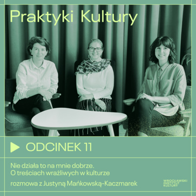 Odcinek 11 | Nie działa to na mnie dobrze. O treściach wrażliwych w kulturze – rozmowa z Justyną Mańkowską-Kaczmarek