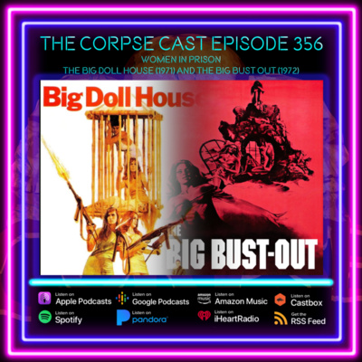 The Corpse Cast 356 – Women in Prison! – The Big Doll House (1971) and The Big Bust Out (1972)