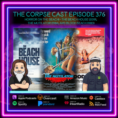 The Corpse Cast Episode 376 - Horror on the Beach! – The Beach House (2019)The Mutilator (1984), and Blood Beach (1980)