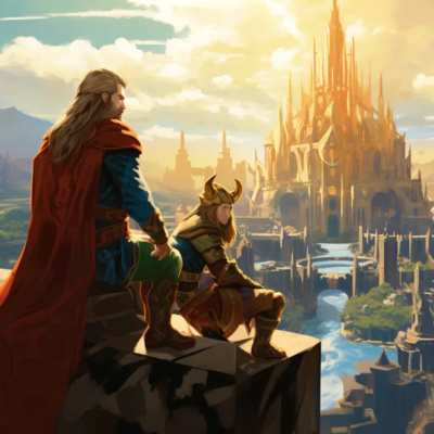Thor and Loki in the Giant's City - A Norse Myth