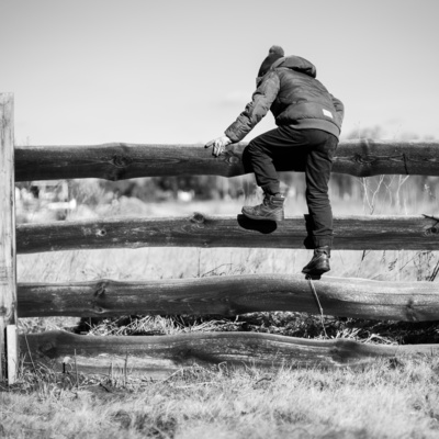 Climbing the ladder and hopping over it