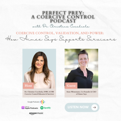 Coercive Control, Validation, and Power: How Aimee Says Supports Survivors with Anne Wintemute