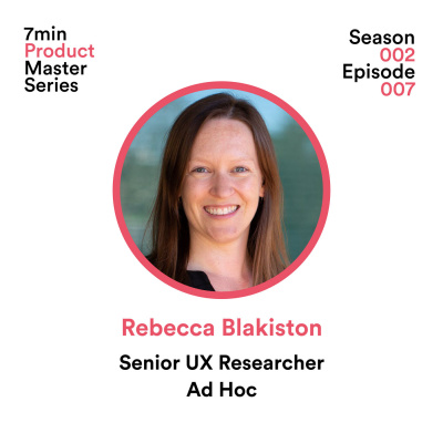 Rebecca Blakiston, Senior UX Researcher 🏛️ Ad Hoc