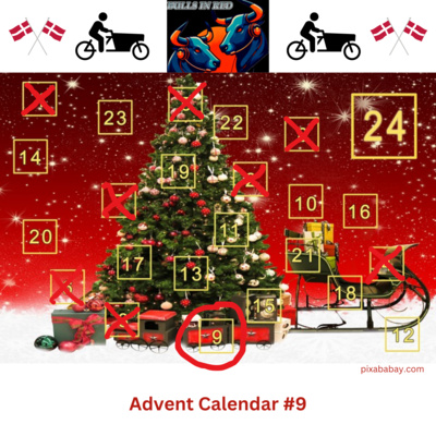 #9 Bulls In Red Advent Calendar 2024