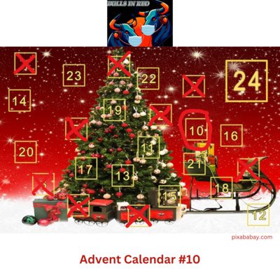 #10 Bulls In Red Advent Calendar 2024