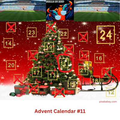 #11 Bulls In Red Advent Calendar 2024