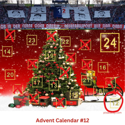 #12 Bulls In Red Advent Calendar 2024