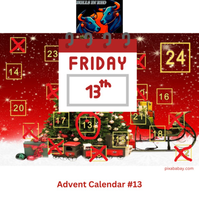 #13 Bulls In Red Advent Calendar 2024