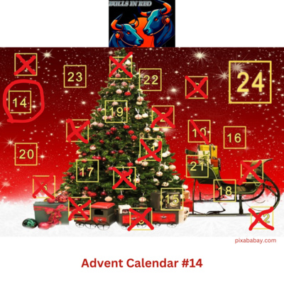 #14 Bulls In Red Advent Calendar