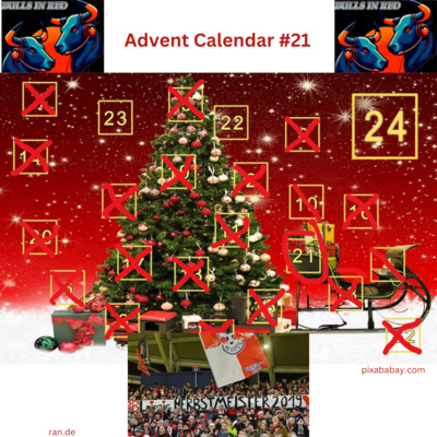 #21 Bulls In Red Advent Calendar