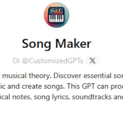 Creare Musica con Chat GPT grazie a Song Maker