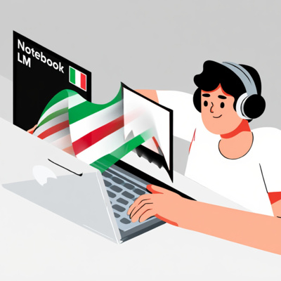 Podcast in italiano NotebookLM di Google