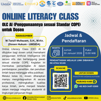 AI Cerdas & Etis untuk Dosen UMSIDA