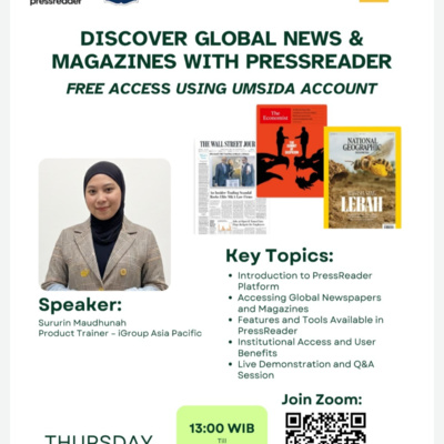 Discover Global News & Magazines With Pressreader : Free Access Using Umsida Account
