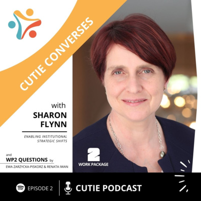 CUTIE Conversation! PODCAST WP2 - Enabling Institutional Strategic Shifts with SHARON FLYNN