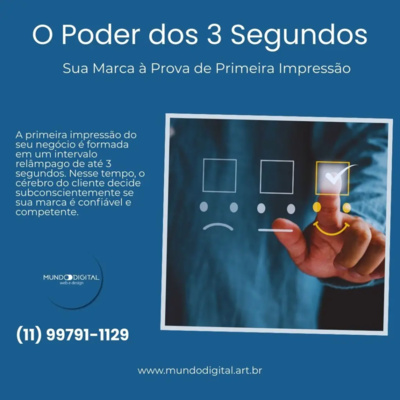 O Poder dos 3 Segundos: Sua Marca à Prova de Primeira Impressão