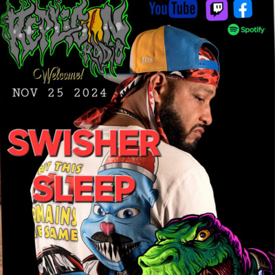 SWISHER SLEEP joins us . Jelly Roll goes Sonic . wicked . smile