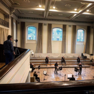 95: Members of the LPO play together for the first time after lockdown
