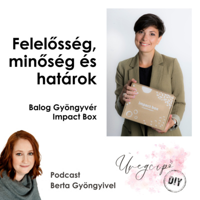 Felelősség, minőség és határok: egy sikeres társadalmi vállalkozás receptje - Balog Gyöngyvér, Impact Box