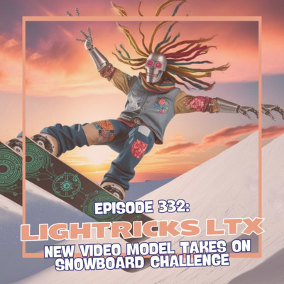 Episode 332: Lightricks LTX - New Video Model Takes on Snowboard Challenge