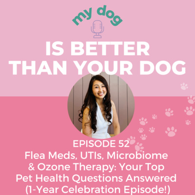 Flea Meds, UTIs, Microbiome & Ozone Therapy: Your Top Pet Health Questions Answered (1-Year Celebration Episode!)
