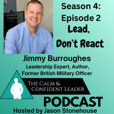 Lead, Don't React on Calm and Confident Leader Podcast