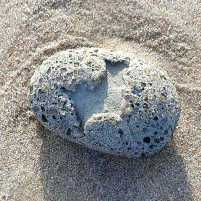 Ovale Magie im Sand