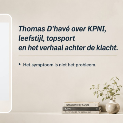 Thomas D'havé over KPNI, leefstijl, topsport en het verhaal achter de klacht.