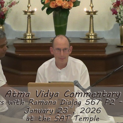 Atma Vidya Commentary - Dialog 567 - 571