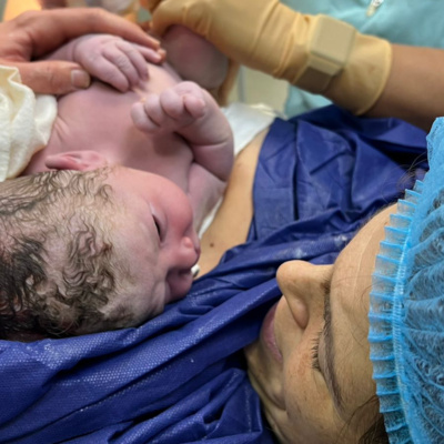 70. Brielle's VBAC in a foreign country with a cesarean rate of 50-90%!