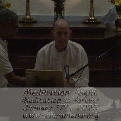 Meditation is forever