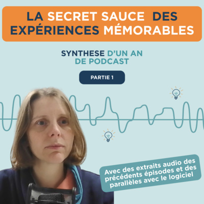 Tout ce que j'ai appris sur la secret sauce des expériences mémorables - Synthèse d'un an de podcast 1/2