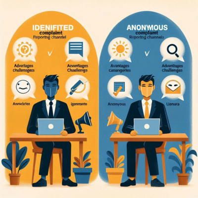 Denúncia identificada vs. Denúncia anônima. Vantagens e desafios.