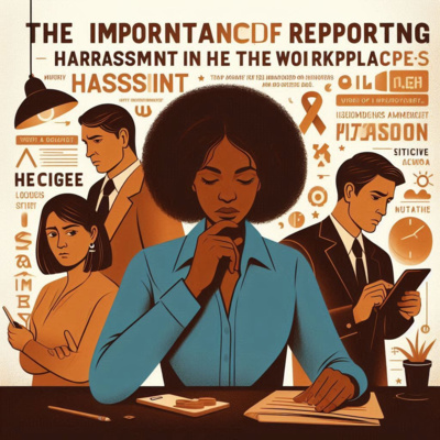 A importância de denunciar o assédio no ambiente de trabalho.