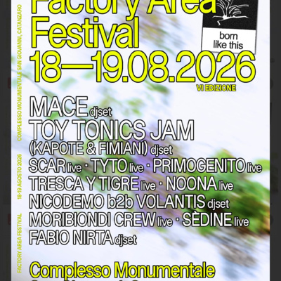 SPECIALE AREA FESTIVAL FACTORY 2026
