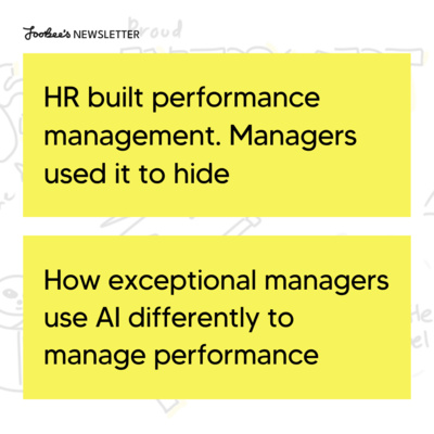 #68 HR built performance management. Managers used it to hide