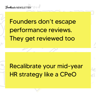 #71 Founders don’t escape performance reviews. They get reviewed too