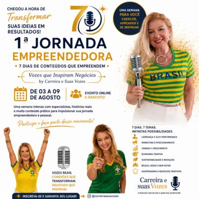 Claudia Cardillo e Chris Canto | Reinvenção profissional, protagonismo e liderança na maturidade | 1ªJE Ep.#4